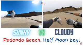 Redondo Beach| Surfperch Fishing| Sunny Vs Cloudy.