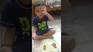 my cute 🥰 little boy lunch time#ytshorts#viral