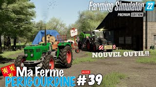 ⭕️A FOND DANS L'ENRUBANNAGE & NOUVEL OUTIL POUR LE DEUTZ [ Live MA FERME PERIGOURDINE ]