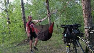 Установка  ГАМАКА  "ТРЕКІНГОВИЙ + " \HAMMOCKVELOTURIST\