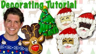 How to Decorate Santa, Reindeer, and Christmas Trees | Tutorial for Beginners