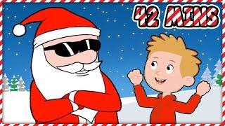 Santa C's Xmas Rap, Jingle Bells + More | Christmas Songs For Kids | 42 Minutes By BubblePopBox