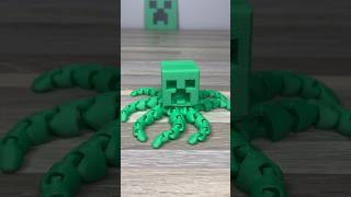 Minecraft Creeper Octopus #3dprinting