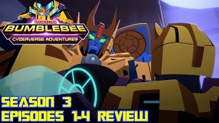 Transformers Cyberverse Season 3 Episodes 1-4: Battle For Cybertron Parts 1-4 REVIEW