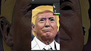 Donald Trump Illustration Tutorial | Adobe Illustration #illustration