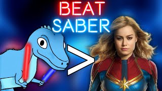 Am I Better at BEAT SABER than Brie Larson?