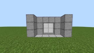 How To Build a Minecraft 2x2 Piston door!