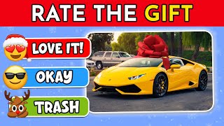 RATE THE CHRISTMAS GIFT 🎅 | Good vs Bad Gifts 🎁 | Christmas Quiz