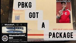 PBKG got a package from @WhatsthePOINT_EDC what’s inside???