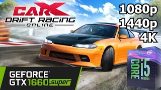 CarX Drift Racing Online - GTX 1660 Super + i5 8500 - 1080p/1440p/4K - Gameplay Benchmark