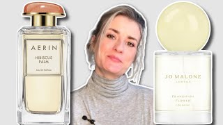 New Jo Malone Frangipani Flower and Aerin Hibiscus Palm - Beachy Floral Fragrances