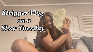 STRIPPER VLOG: Hair Store Haul, Slow Tuesday Night, New Dance Shoes | Simply Cinn