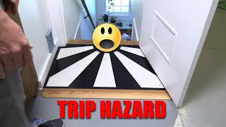 Mitigating a threshold trip hazard