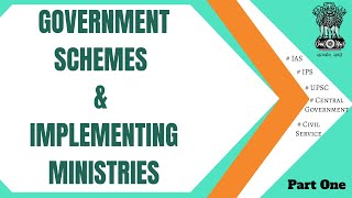 Government Schemes & Implementing Ministries  #indianministries #ministry  #ministries