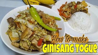 How to make Ginisang Togue