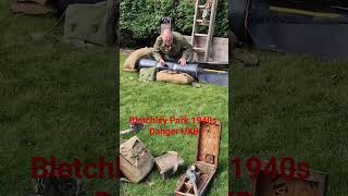 Bletchley Park 1940s event - Danger UXB #shorts #bomb #uxb #livinghistory