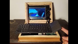 Book Turned Into Laptop with Raspberry Pi