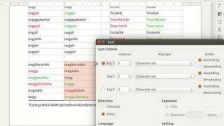 Magyar betűrendbe sorolás a LibreOffice-ban (fejlesztői változat)