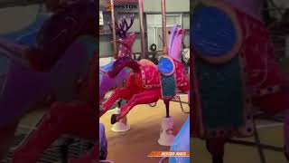 Double decker carousel running video #bestonrides #doubledekcercarousel