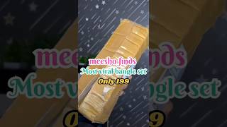 Meesho Most viral bangle set ♥️ #meeshofinds #bangle #fashion #jewellery #newcollection #unboxing