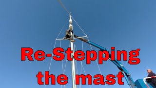 re stepping the mast