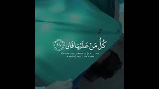 كل من عليهاقان وVERYONE UPON IT [I.E., THE EARTH] WILL PERISH