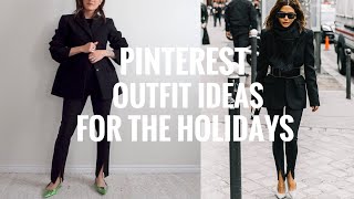 RECREATING 6 EASY LAST MINUTE HOLIDAY/NYE OUTFITS FROM PINTEREST