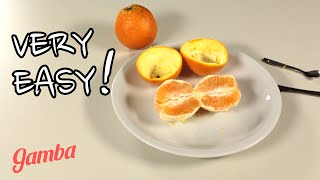 How to Peel an Orange in Two Simple Steps - Life Hacks