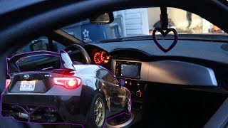 Gold Wheels, Purple Bars? Heart Handle Install on BRZ!