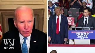 Biden ‘Garbage’ Comments About Trump Rally Spark Swift Backlash | WSJ News