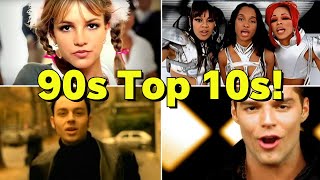 Top 10 Best Selling Songs Each Year Of The 1990s (US Billboard)