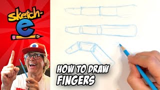 How to draw hands. Focus on Fingers with Sketch-E