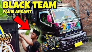 NYODREK TRUCK BLACK TEAM OFFICIAL DAN FAUSI ARDANT, MUAT GAYOR PLAVON PVC!