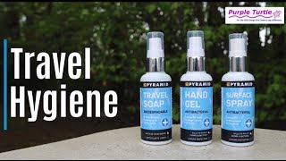 Pyramid Travel Hygiene Products | Purple Turtle