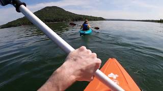 Kayaking to an Island