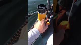 Yakhacker kayak cup holder. Hot coffee #shorts #yakhacker #kayakfishingtips