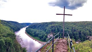 Weltenburg ab Kelheim Waldfriedhof über Wieser Kreuz