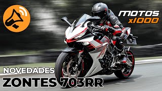 Nueva ZONTES 703RR Motor Tricilíndrico, Diseño Agresivo y Más | Motosx1000