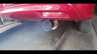 NEW HKS MUFFLER (MEDIUM) SOUND CHECK ON MIRAGE G4