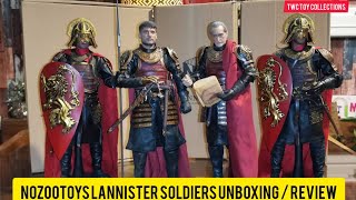 Noozootoys 1/6 Lannister soldiers unboxing Game of Thrones figures