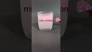 Tyndall Effect in Milk Solution