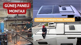 KARAVAN TAVANINI DELMEDEN GÜNEŞ PANELİ MONTAJI | GÜNEŞ PANELİ MONTAJI |KARAVAN GÜNEŞ PANELİ MONTAJI