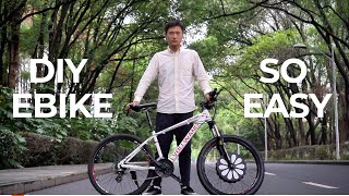 The Best Option for Your First eBike DIY Conversion - LVBU KX30S Electric bike kit