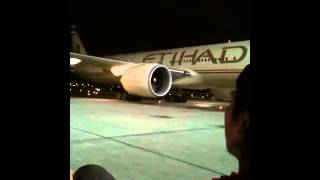 Etihad airways boeing777