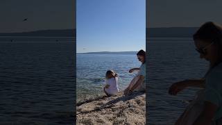 Slow life, one morning near sea #croatia #motherhood #momlife #sea #autumn #outfit