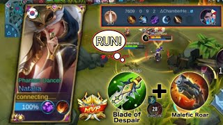 RUN HANABI 😭! YOU CAN'T ESCAPE FROM MY NATALIA PERFECT COMBO | TOP GLOBAL NATALIA GAMEPLAY | MLBB