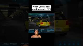 When you choose what tuning in NFS