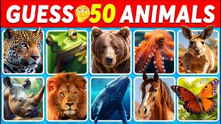 🐶 Guess the Animal in 5 Seconds: Easy to Impossible Challenge! 🎉