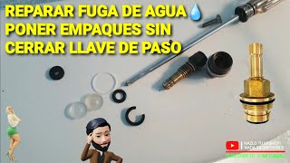 Como reparar fuga de agua de la regadera sin cerrar llaves de paso.