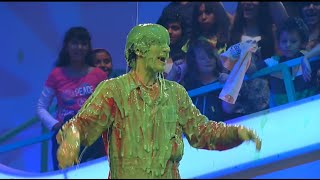 Matt Bennett, Nathan Kress & Jeff Sutphen Get Slimed on Figure It Out